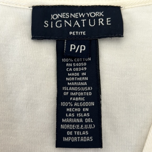 Vtg Jones New York Signature Petite Sleeveless Top - Picture 3 of 16